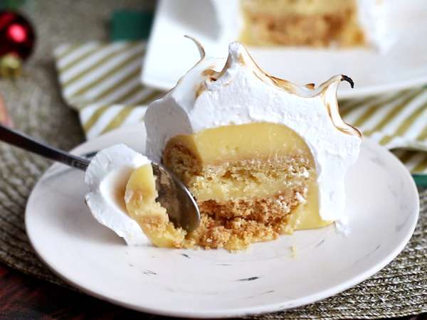 Limonlu beze turtası kütüğü - Hazırlık adım 15