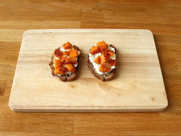 Butternut ricotta ve yumurtalı sandviçler - Hazırlık adım 2