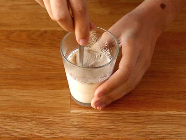 Mini çikolatalı waffle - Hazırlık adım 1