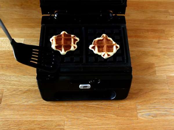 Mini çikolatalı waffle - Hazırlık adım 4