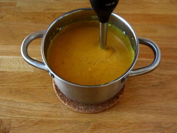 Balkabağı ve mercimek çorbası - Hazırlık adım 3