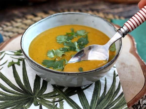 Balkabağı ve mercimek çorbası - Hazırlık adım 4