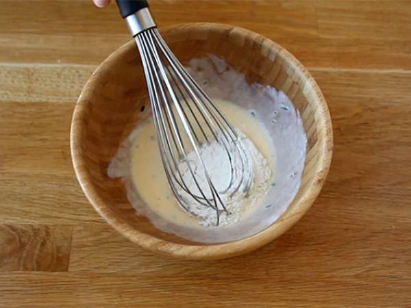 Patatesli waffle - Somon füme ve fromage frais ile waffle sandviç - Hazırlık adım 1