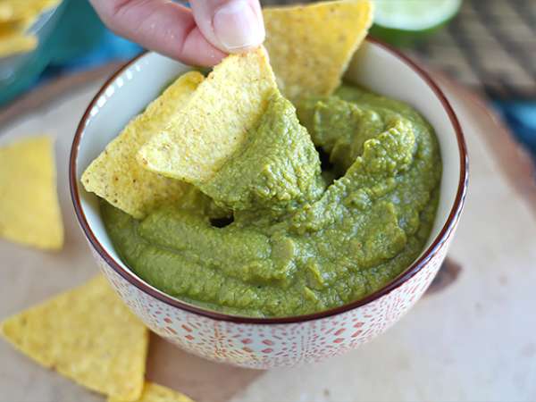 Bezelye ve limonlu guacamole - Hazırlık adım 3