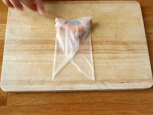 Karidesli ve mantarlı erişte - Hazırlık adım 5