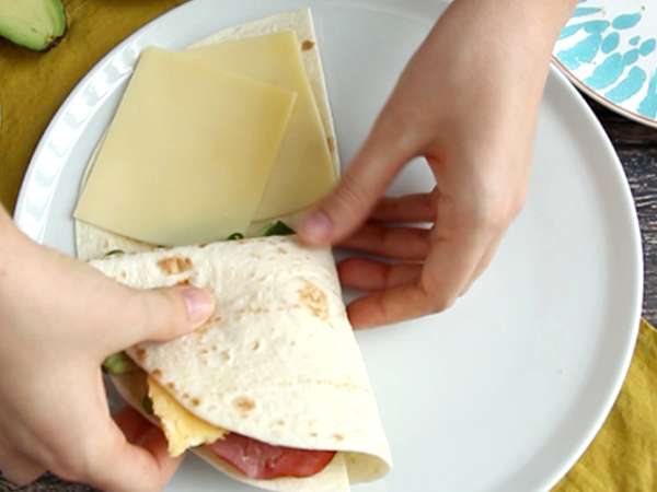 Brunch tarzı kızarmış dürüm - Tortilla Wrap Hack - Hazırlık adım 5
