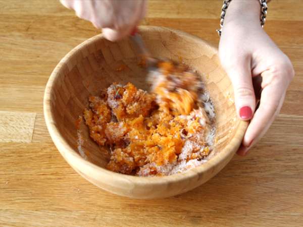 Fındıklı balkabağı crumble - Hazırlık adım 2