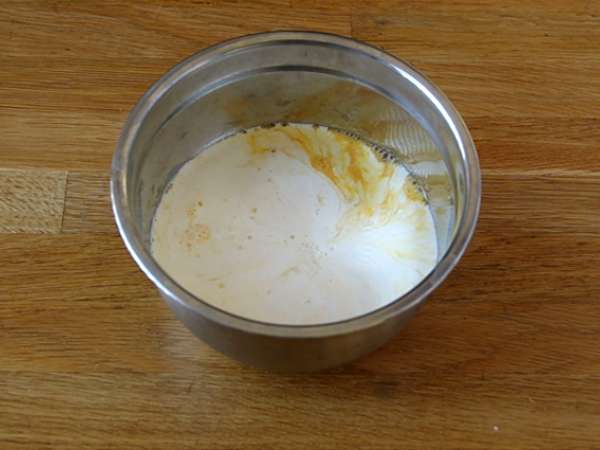 Vanilyalı muhallebili kek - Hazırlık adım 3