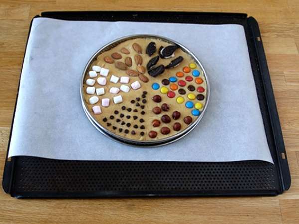 Paylaşmak için dev kurabiye - Hazırlık adım 5