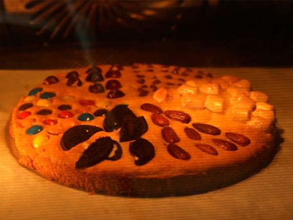 Paylaşmak için dev kurabiye - Hazırlık adım 6