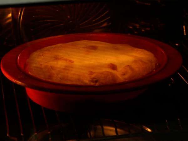 Ispanak, ricotta ve yumurtalı börek - İtalyan Torta Pasqualina - Hazırlık adım 8