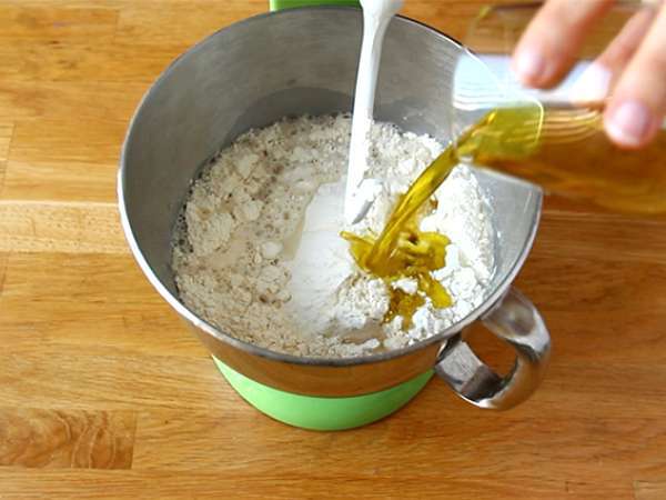 Focaccia çiçekleri - focaccia sanatı - Hazırlık adım 1