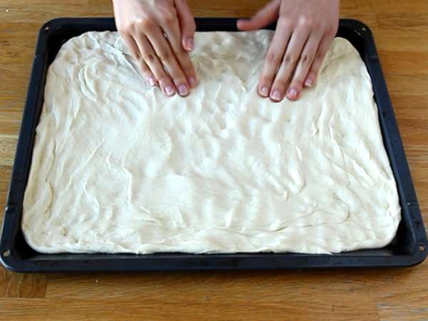 Focaccia çiçekleri - focaccia sanatı - Hazırlık adım 4