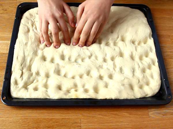 Focaccia çiçekleri - focaccia sanatı - Hazırlık adım 5