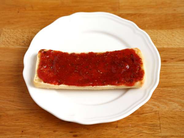 Chorizo ve Emmental Panini - Hazırlık adım 1