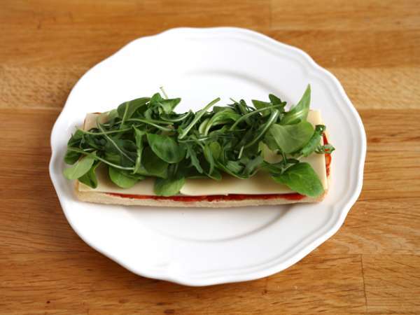 Chorizo ve Emmental Panini - Hazırlık adım 3