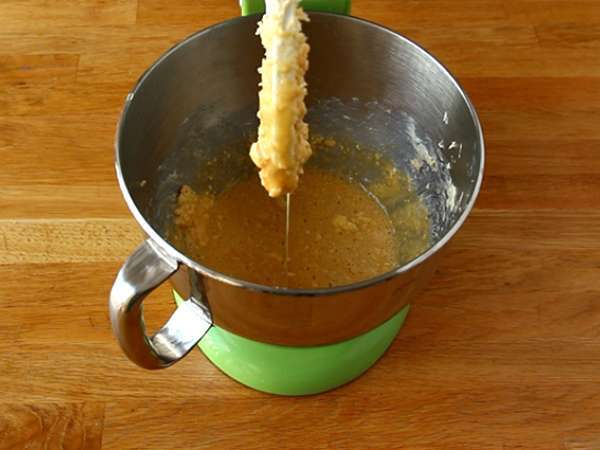 Çikolata parçacıklı kurabiye keki - Hazırlık adım 2