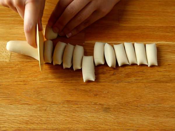 Tavuklu, havuçlu ve mantarlı Gyozas - Hazırlık adım 5