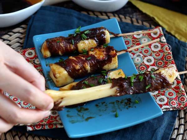 Peynirli yakitori dana kebapları - Hazırlık adım 8