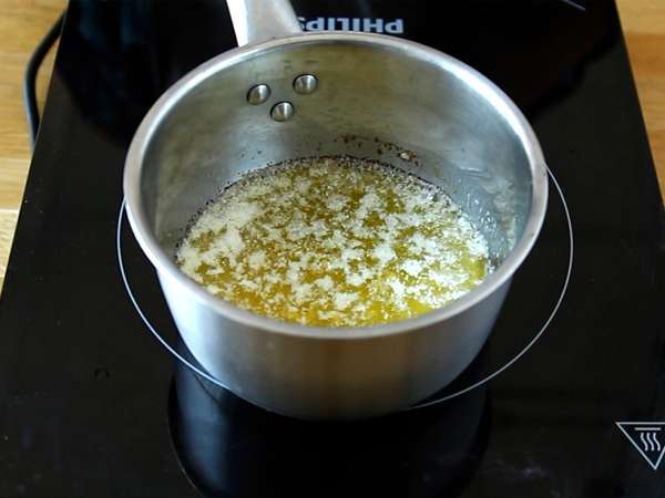 Çikolatalı kaplan pastaları - çıtır ganaj - Hazırlık adım 1