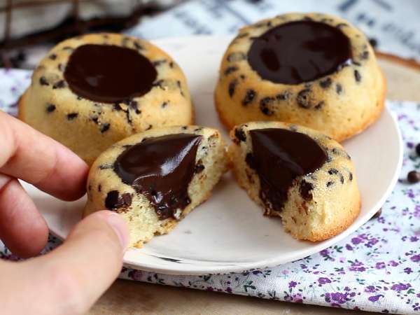 Çikolatalı kaplan pastaları - çıtır ganaj - Hazırlık adım 9