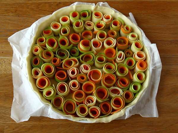 Pembe kabak ve havuçlu kiş - Hazırlık adım 3