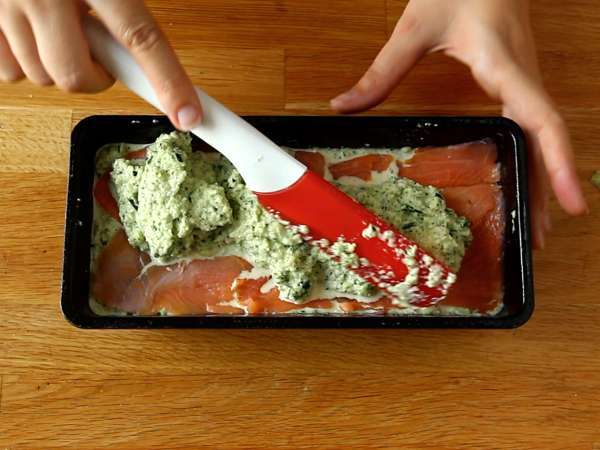 Kabak ve somon füme terrine - Hazırlık adım 6