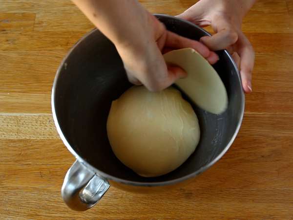 8 telli örgülü topuzlar - Hazırlık adım 4