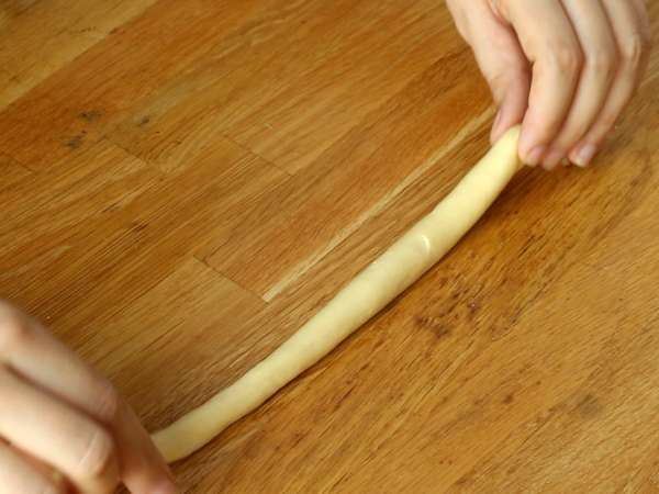 8 telli örgülü topuzlar - Hazırlık adım 6