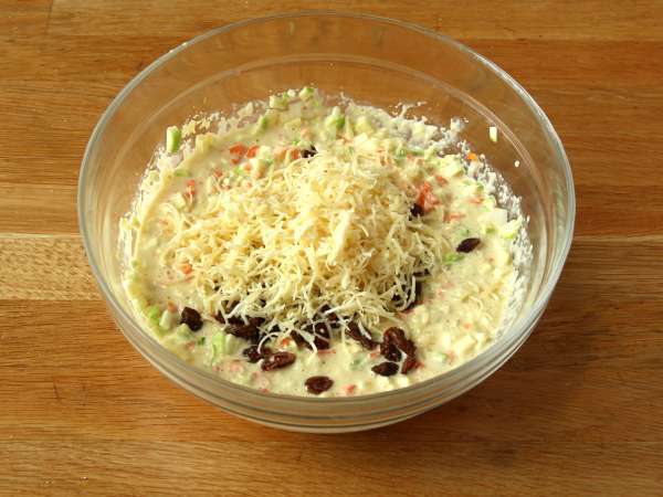 Kabak ve havuçlu irmikli kek - Hazırlık adım 2