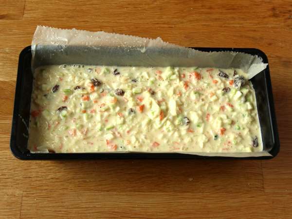 Kabak ve havuçlu irmikli kek - Hazırlık adım 4