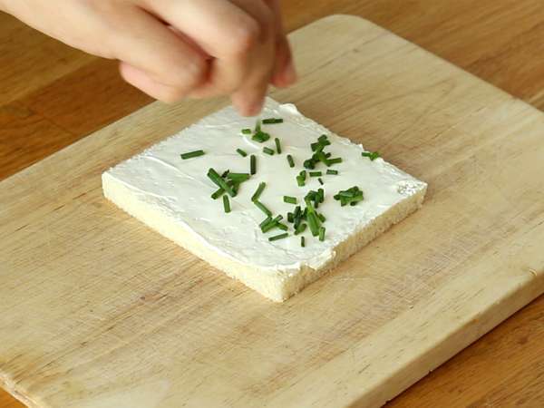 Yule günlüğü tostu - Hazırlık adım 1