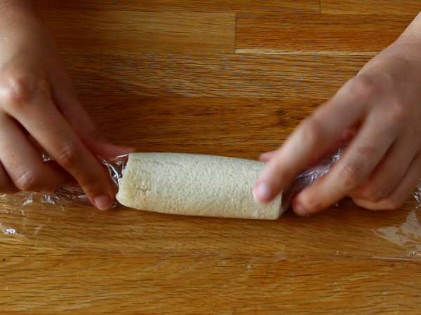 Yule günlüğü tostu - Hazırlık adım 3