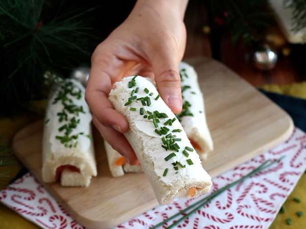 Yule günlüğü tostu - Hazırlık adım 5