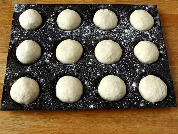 Yoğurmasız ekmek ruloları - Gevrek ve kabarık! - Hazırlık adım 5