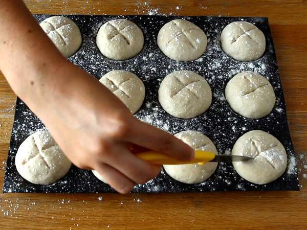 Yoğurmasız ekmek ruloları - Gevrek ve kabarık! - Hazırlık adım 6