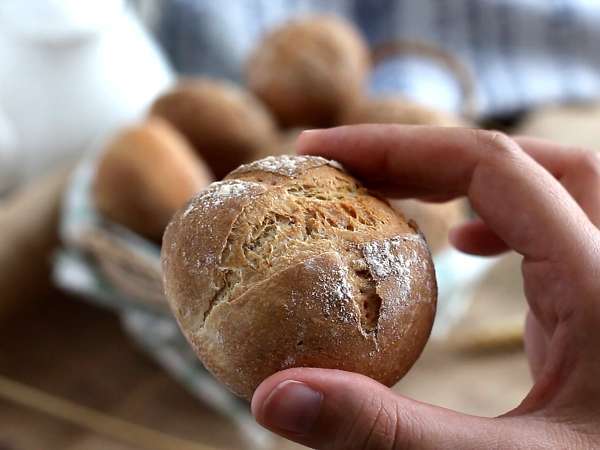 Yoğurmasız ekmek ruloları - Gevrek ve kabarık! - Hazırlık adım 8
