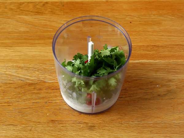 İstiridye ceviche: leche de tigre ve çarkıfelek meyvesi - Hazırlık adım 2