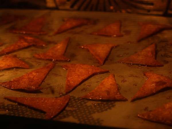 Cadı şapkaları - tortilla cipsleri - Hazırlık adım 3