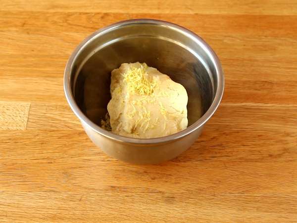 Limon kabuğu rendeli çörekler - Hazırlık adım 4