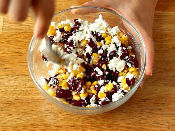 Vejetaryen taco samosas - Hazırlık adım 1