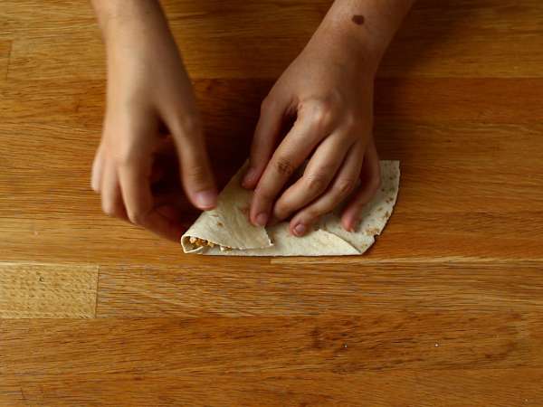 Vejetaryen taco samosas - Hazırlık adım 3