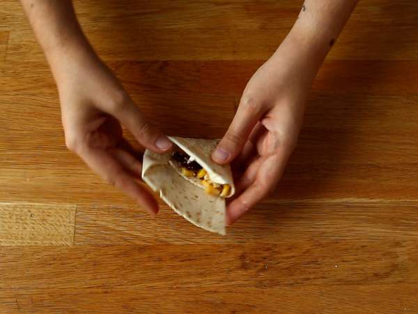 Vejetaryen taco samosas - Hazırlık adım 4