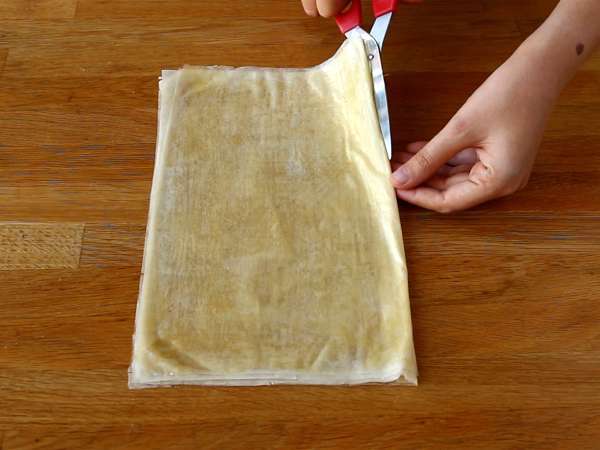 Hızlı İtalyan yufkalı tart - Hazırlık adım 1