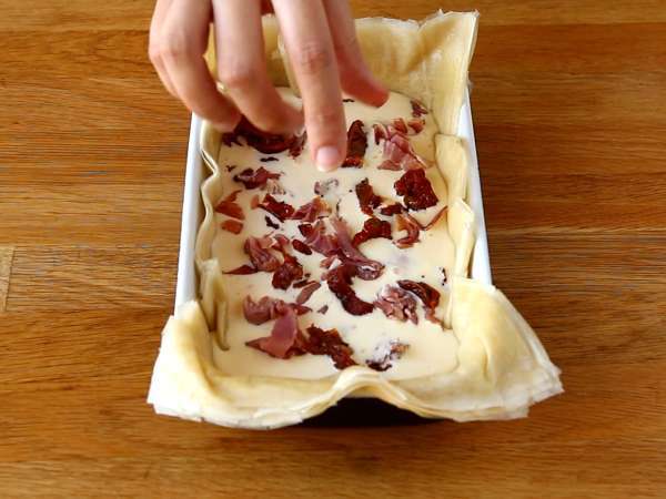 Hızlı İtalyan yufkalı tart - Hazırlık adım 4