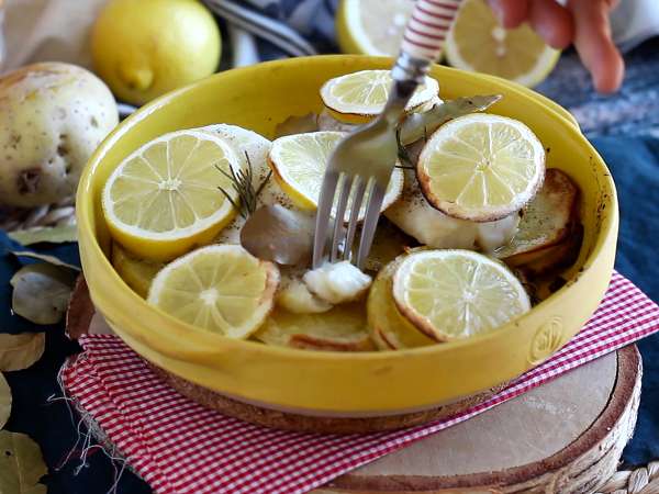 Kolay fırında morina balığı (bir akşam yemeği fikri aradığınızda mükemmel! ) - Hazırlık adım 6