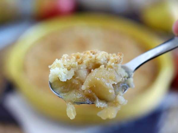 Ekstra gevrek ve eriyen elma-armut crumble - Hazırlık adım 5