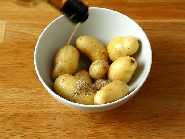 Raclette verrines (cihazsız): aperatif olarak bile tadını çıkarmak için - Hazırlık adım 1