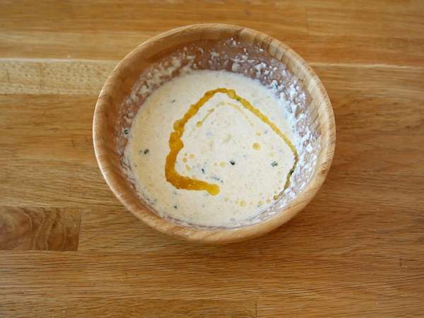 Raclette ile patatesli waffle sandviç, nihai konfor yiyeceği - Hazırlık adım 3