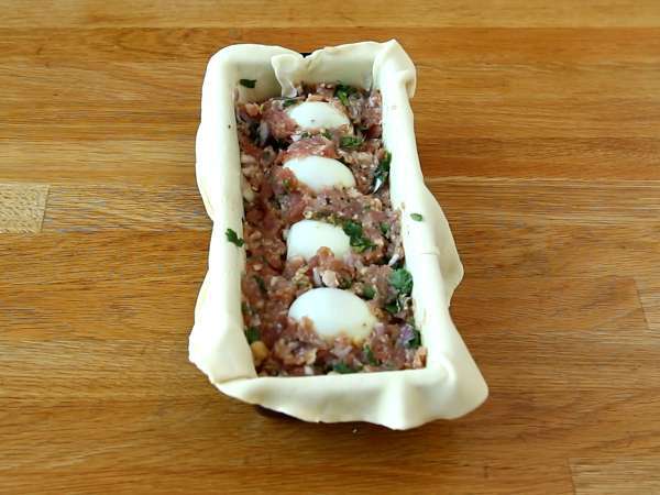 Pâté Berrichon, geleneksel bir yemek için süper gurme Paskalya ezmesi! - Hazırlık adım 4